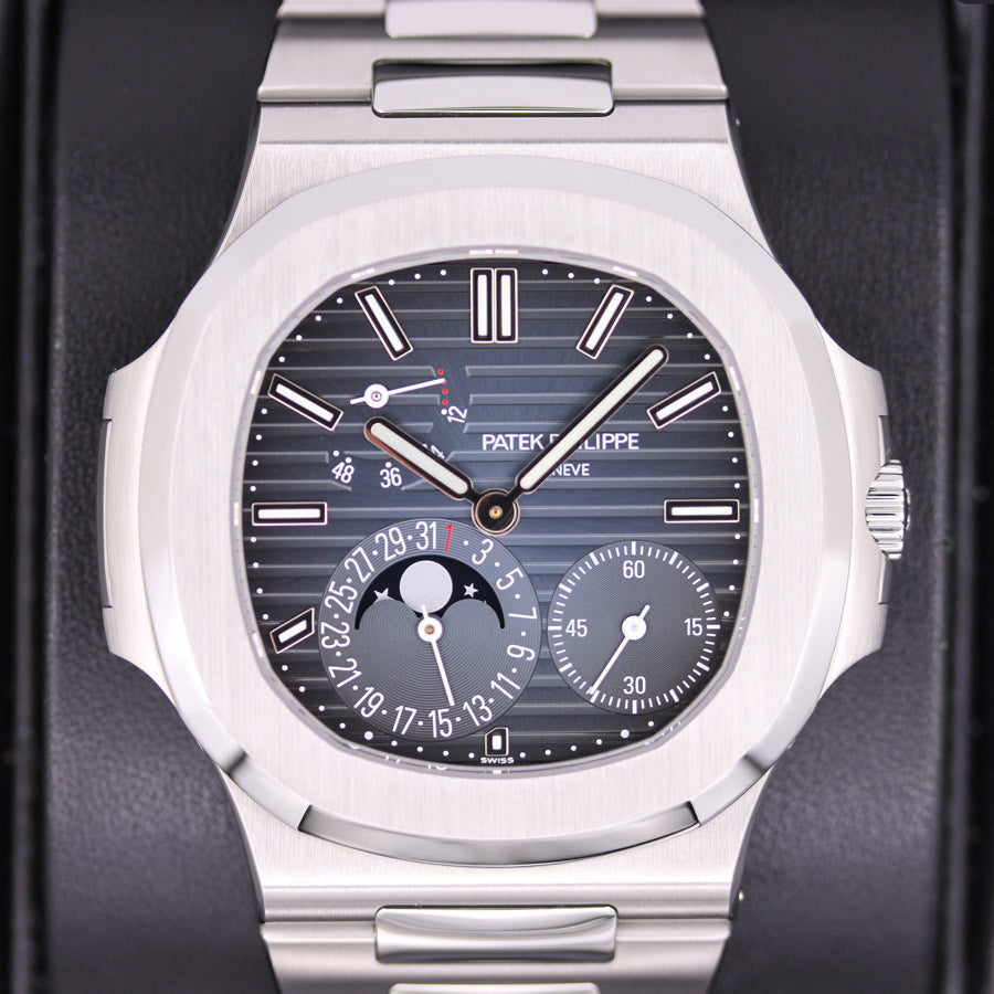 Patek Philippe Nautilus Moon Phases 40mm 5712/1A Blue Dial