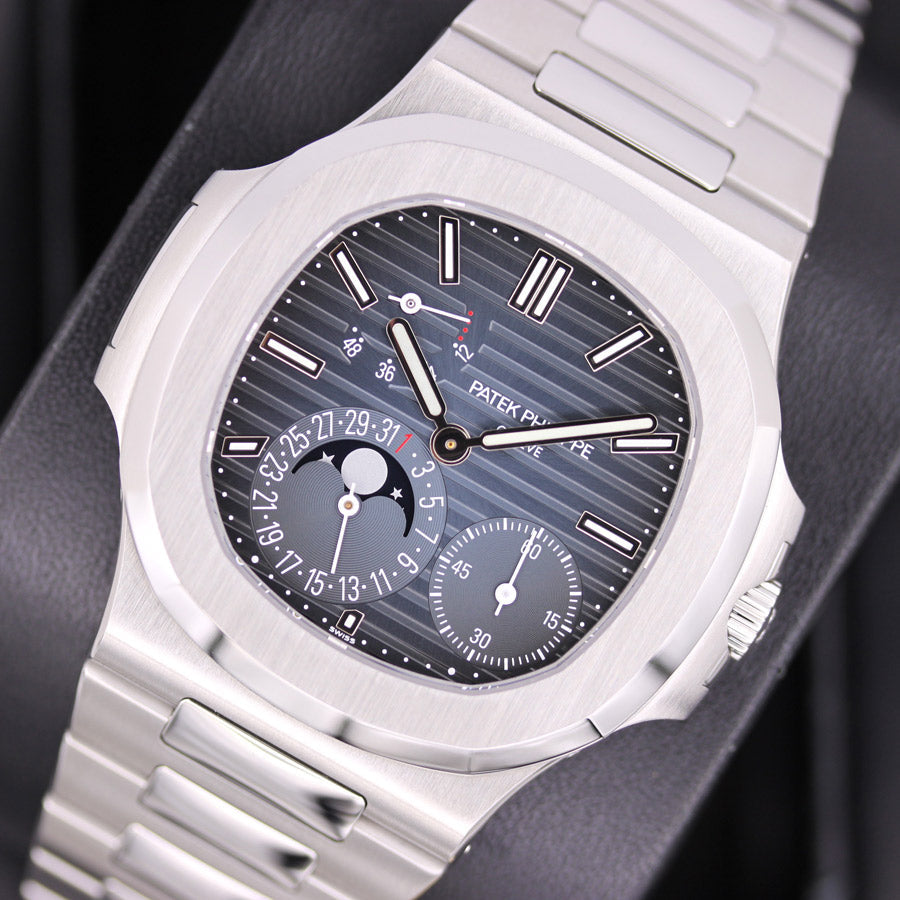 Patek Philippe Nautilus Moon Phases 40mm 5712/1A Blue Dial