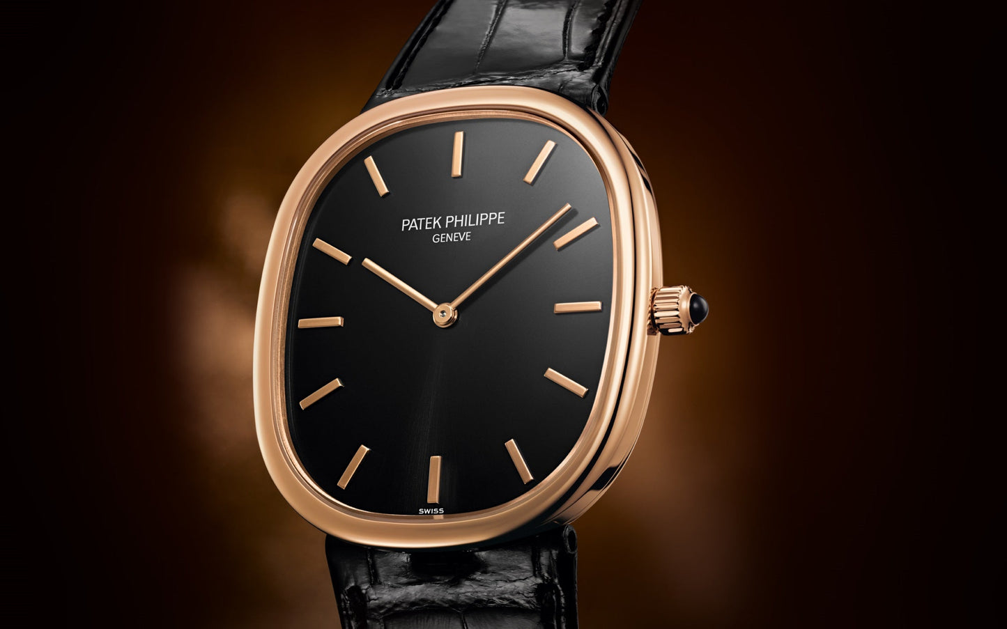 Patek Philippe Golden Ellipse «Grand-taille», 18k Rose Gold, 34.5 x 39.5 mm, Ref# 5738R-001