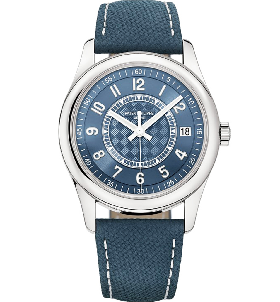 Patek Philippe 6007A-001 Calatrava 40mm Gray Blue Dial Stainless Steel