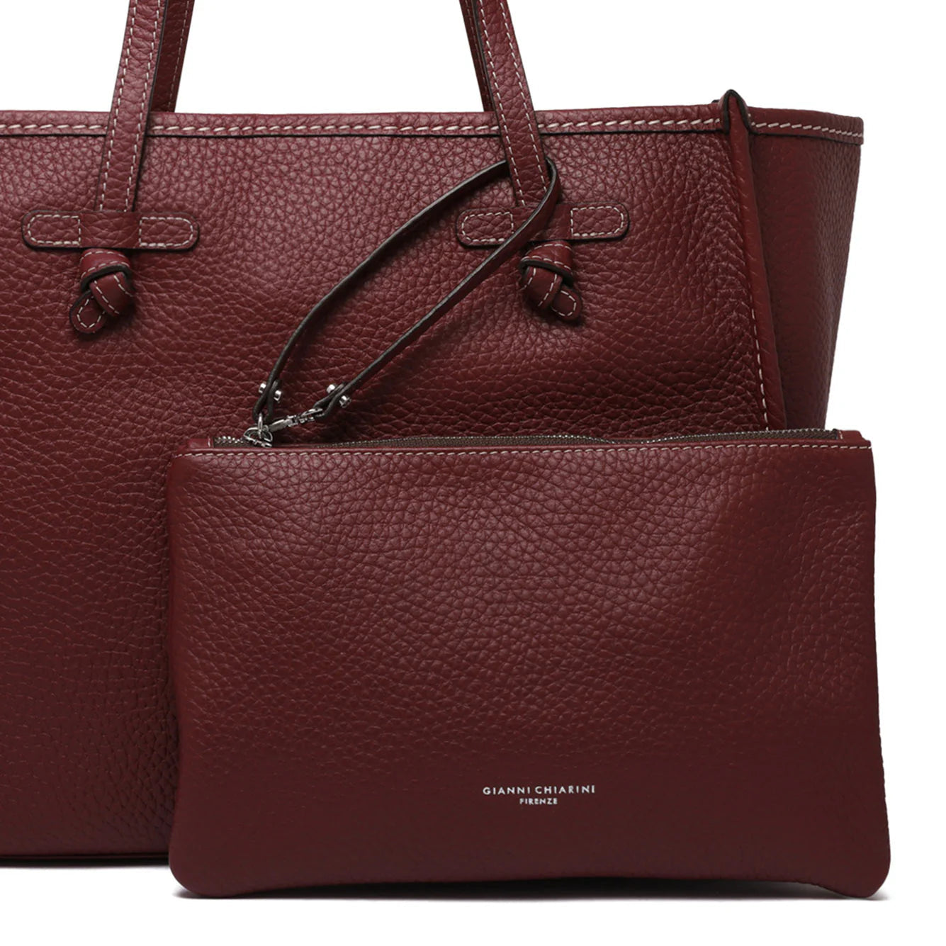 WINE BERRY LEATHER BAG