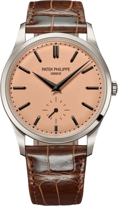 Patek Philippe Calatrava Platinum 38mm Platinum Manual Winding Salmon Dial - 6196P-001 - 2025
