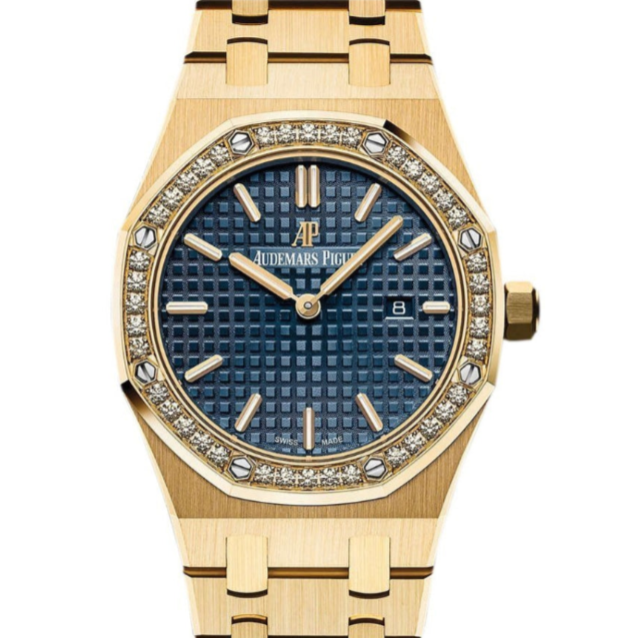 Audemars Piguet Royal Oak 33mm Blue Dial Yellow Gold 67651BA.ZZ.1261BA.02