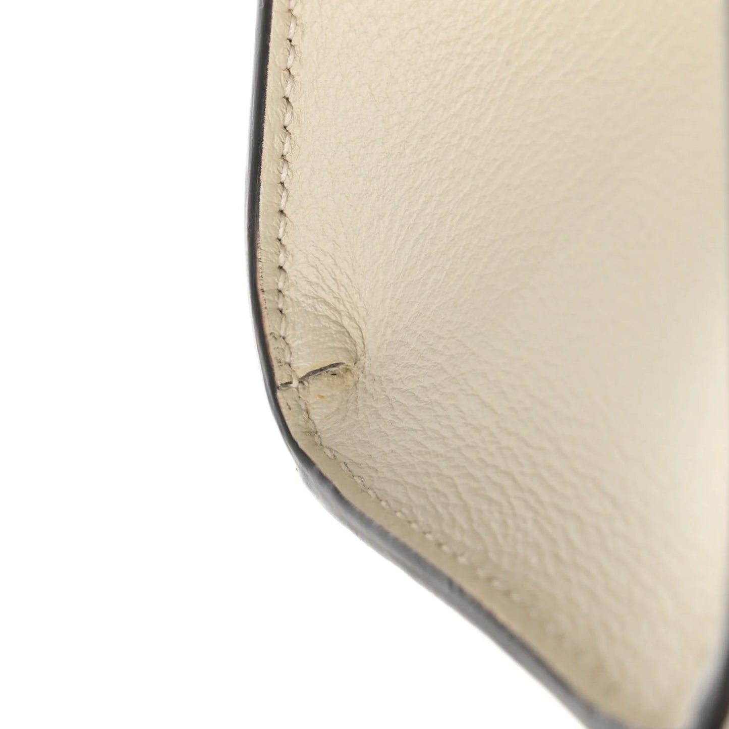 Wonka Grain Calfskin Mini Diana Tote Bag Mystic White