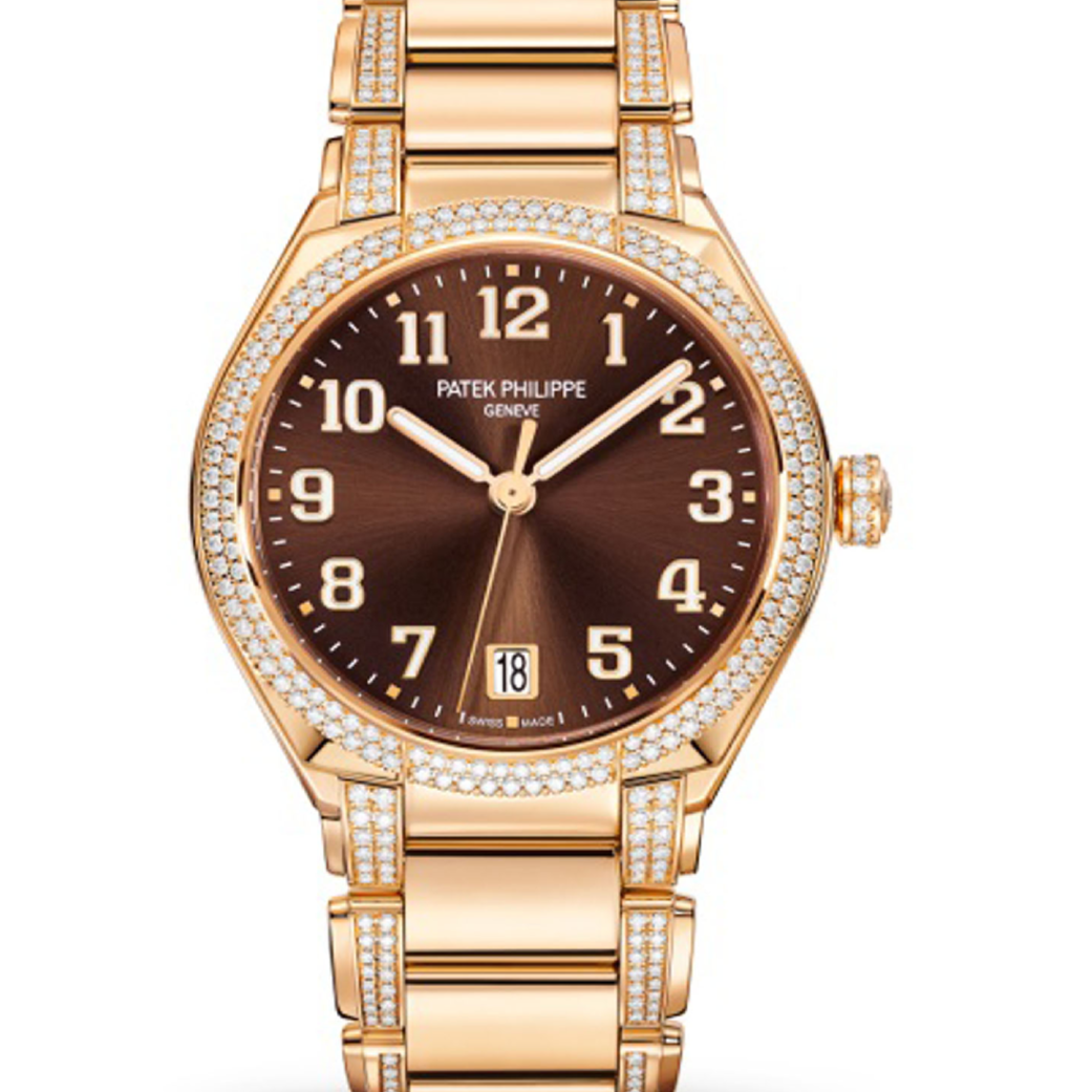 Patek Philippe 7300/1201R-010 Twenty~4 36mm Brown Sunburst Dial Rose Gold