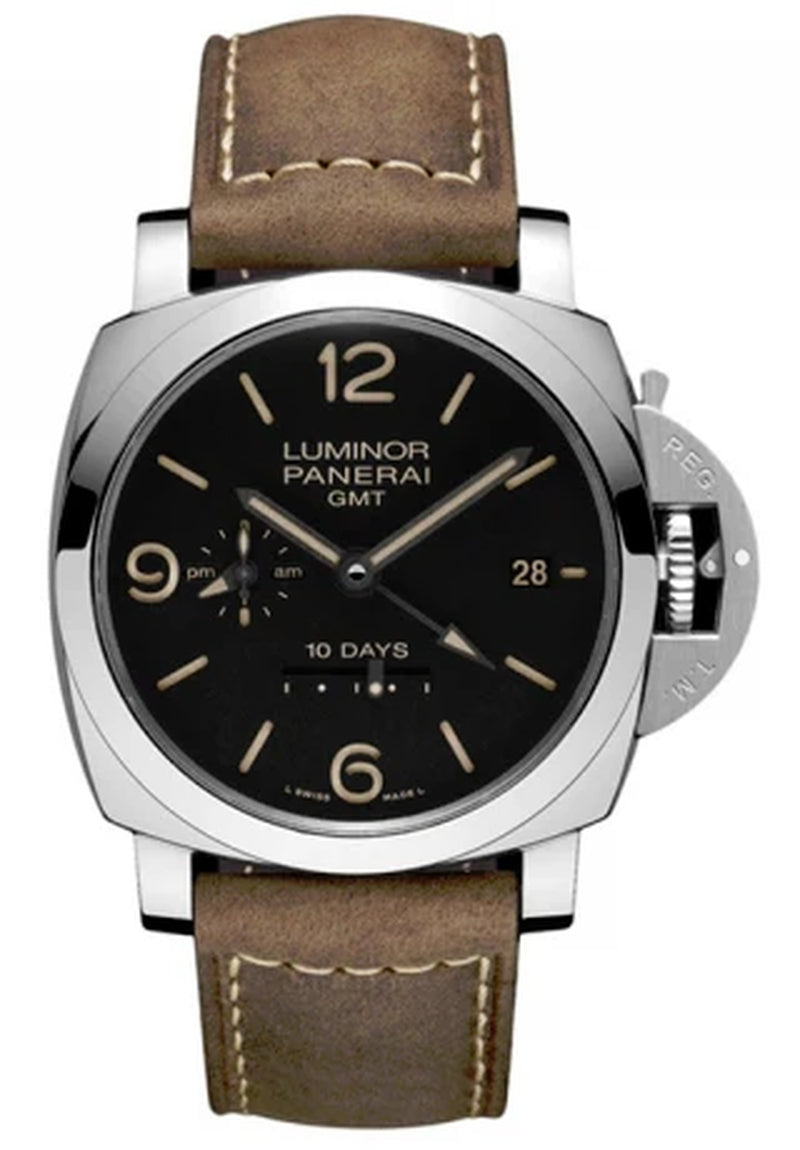 '- Luminor 1950 10 Days GMT Automatic