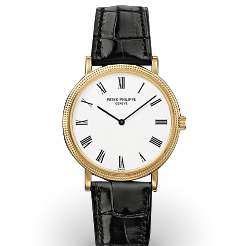 Patek Philippe Calatrava 35mm White Dial Yellow Gold 5120J-001