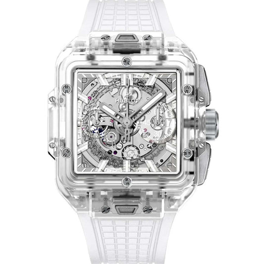 Hublot Square Bang Unico Sapphire 42mm Openworked Dial 821.JX.0120.RT