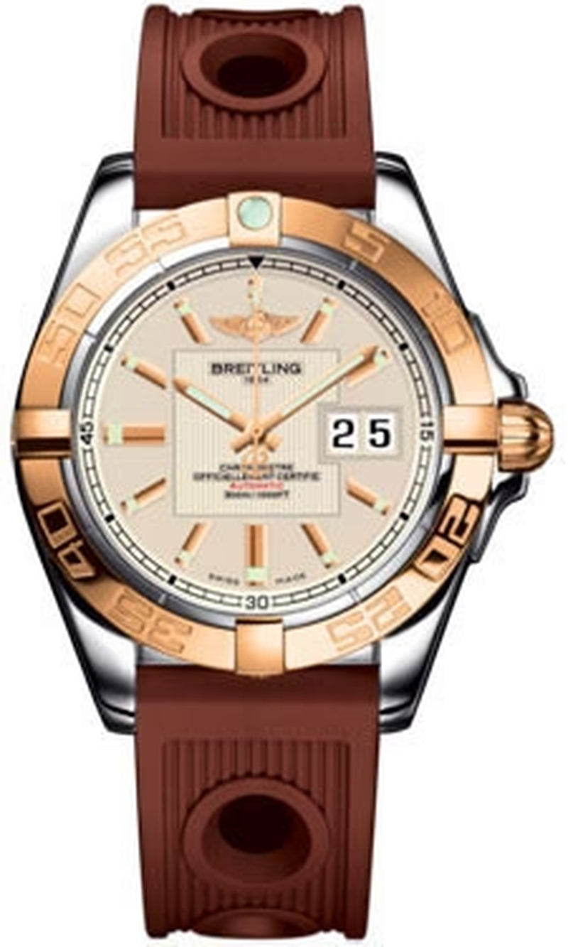 '- Galactic 41 Steel-Rose Gold - Ocean Racer Strap