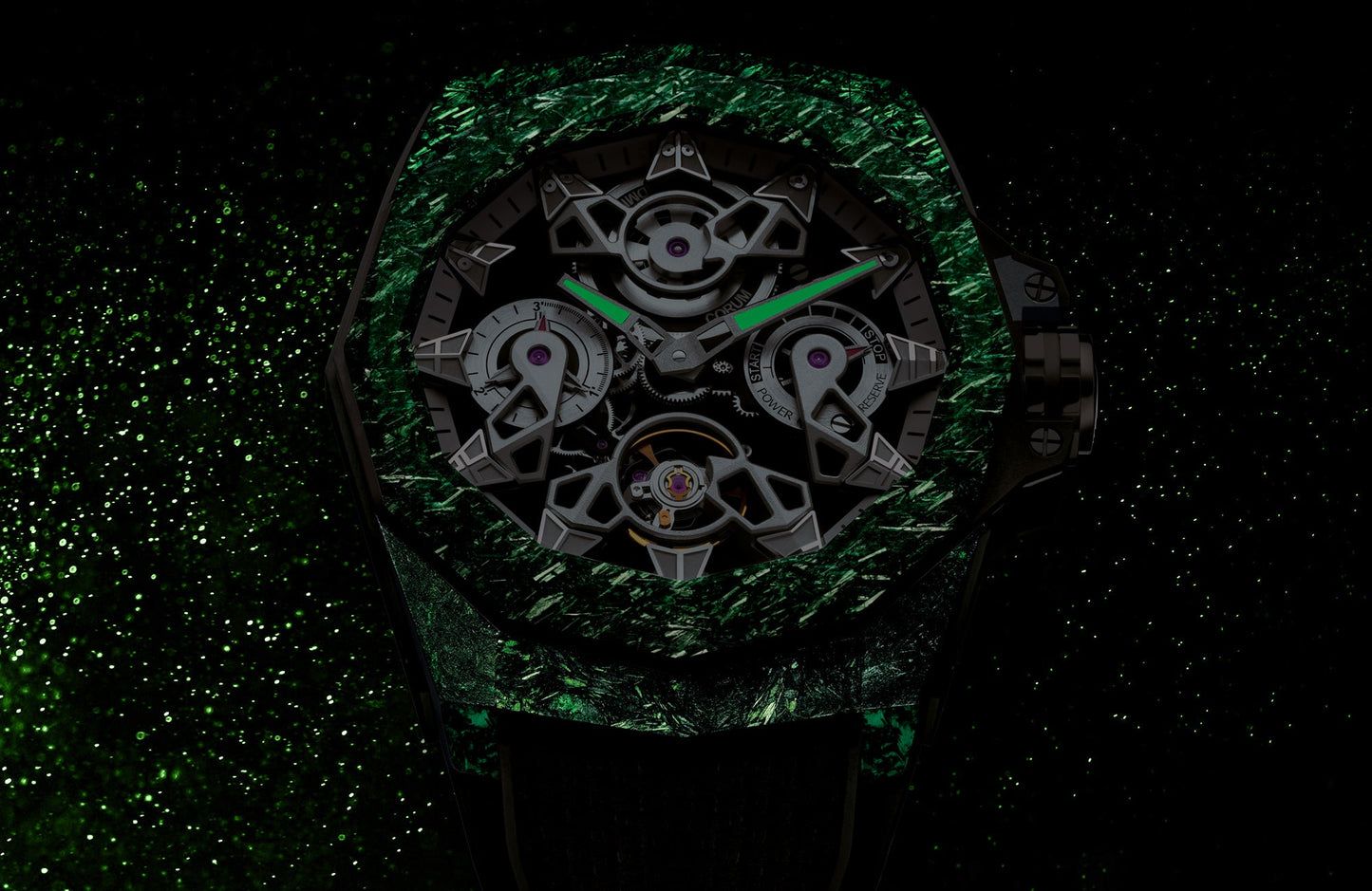 Corum Admiral 45 Openworked Carbon Watch