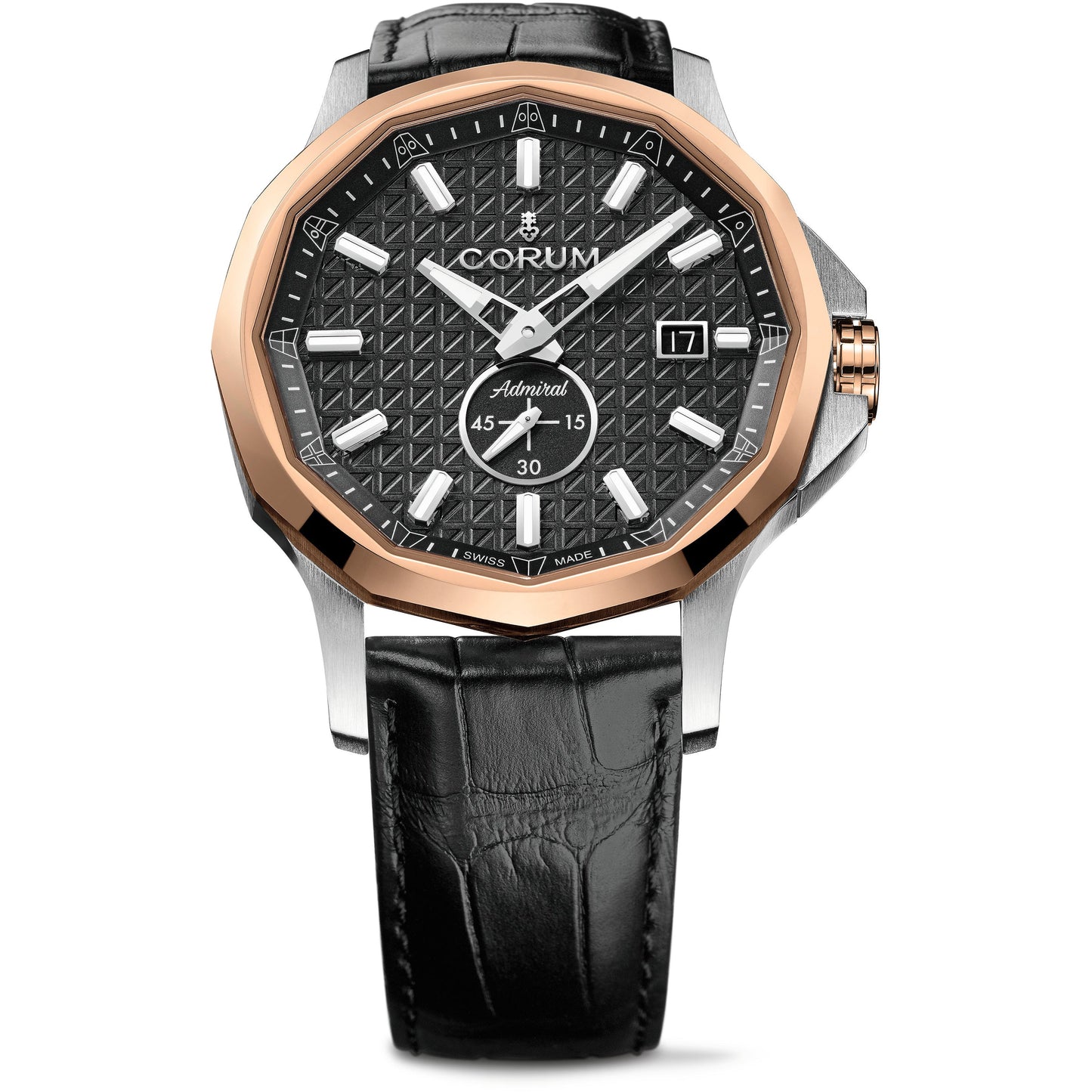 Corum Admiral 42mm Two Tone Black Dial