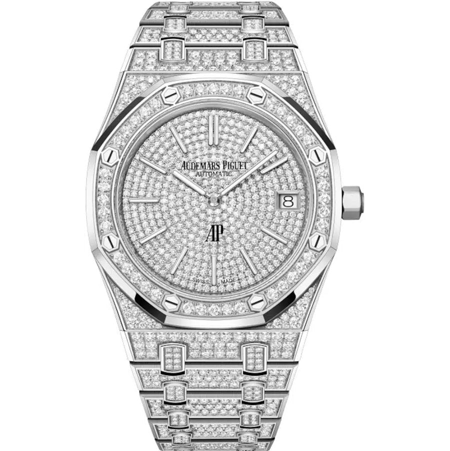Audemars Piguet Royal Oak "Jumbo" Extra-Thin 39mm 16202BC Diamond Dial