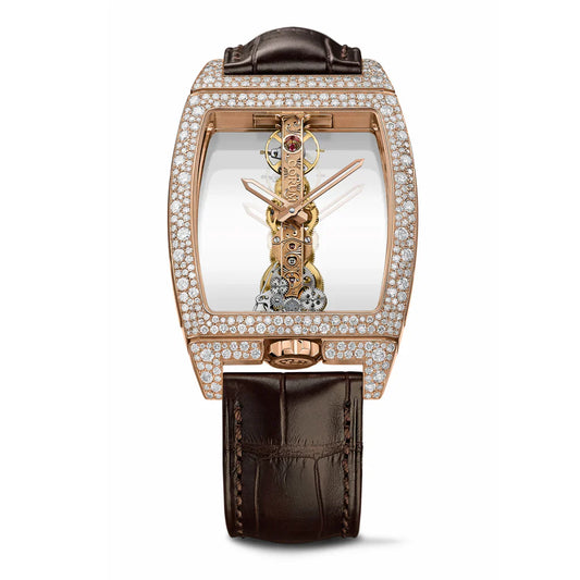 Corum Golden Bridge Classic Rose Gold Snow-Set