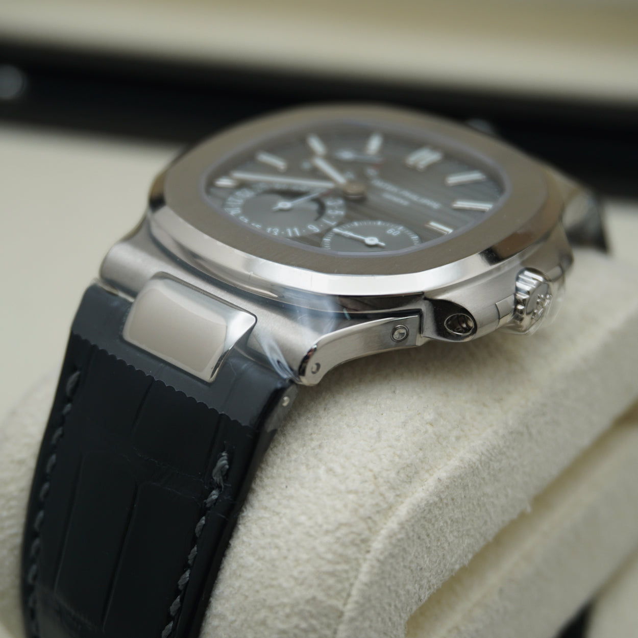 Patek Philippe Nautilus Moon Phases 40mm 5712G Slate Grey Dial