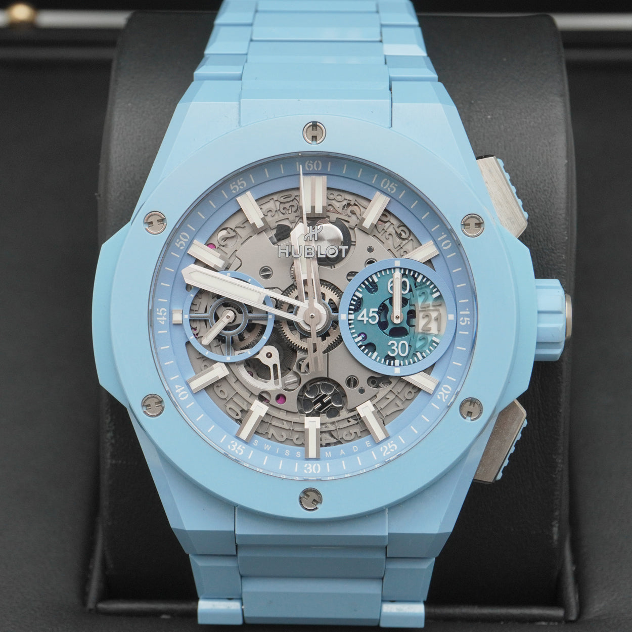 Hublot Big Bang Integral Sky Blue Limited Edition Full set 42mm 451.EX.5120.EX