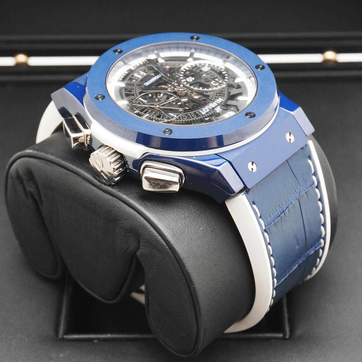 Hublot Classic Fusion Blue Ibiza Limited Edition Blue Ceramic 45mm 525.EX.0129.LR.IBZ22
