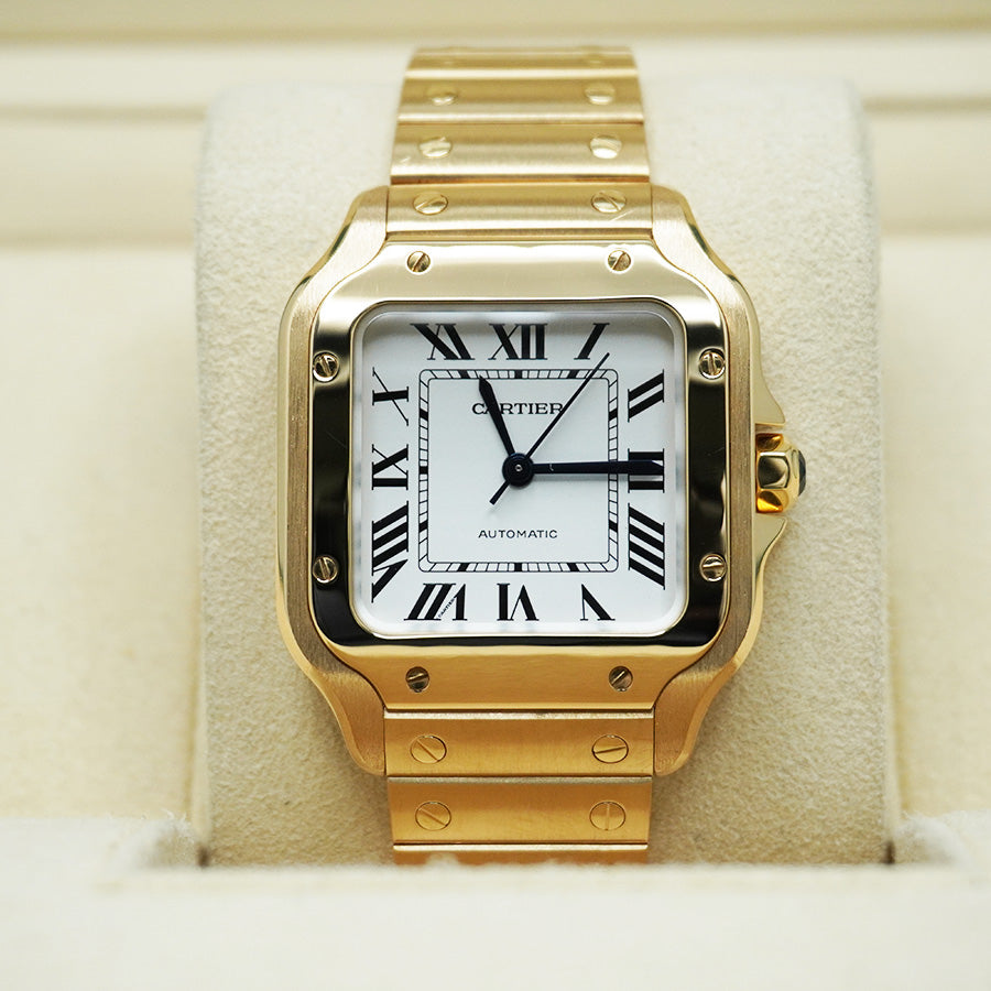 Cartier Santos Yellow Gold 35mm Medium Size WGSA0030