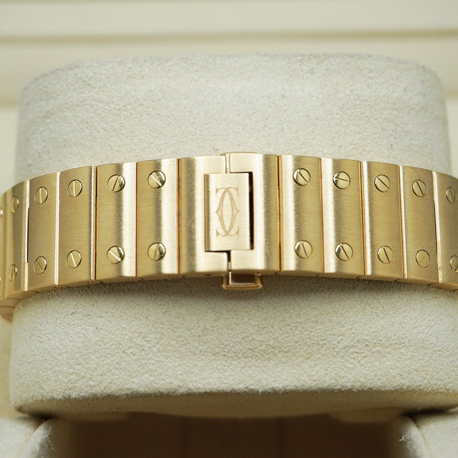 Cartier Santos Yellow Gold 35mm Medium Size WGSA0030