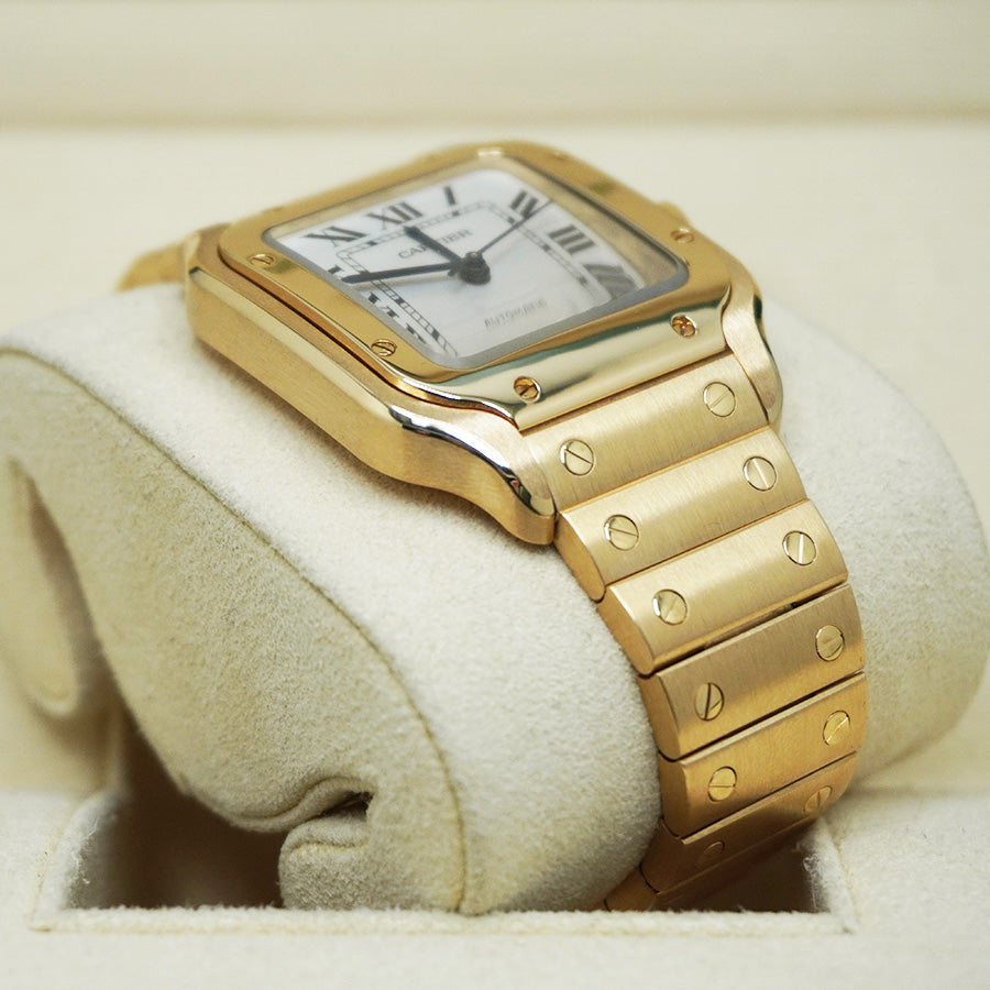 Cartier Santos Yellow Gold 35mm Medium Size WGSA0030