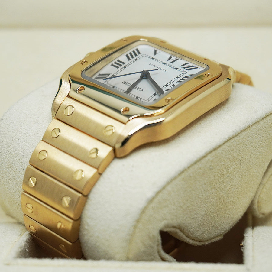Cartier Santos Yellow Gold 35mm Medium Size WGSA0030