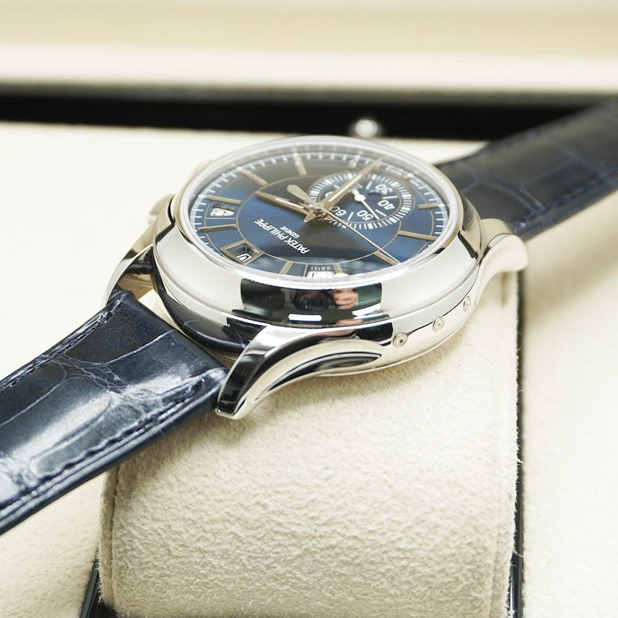 Patek Philippe Annual Calendar Chronograph Complication 42mm 5905P Blue Dial Pre-Owned