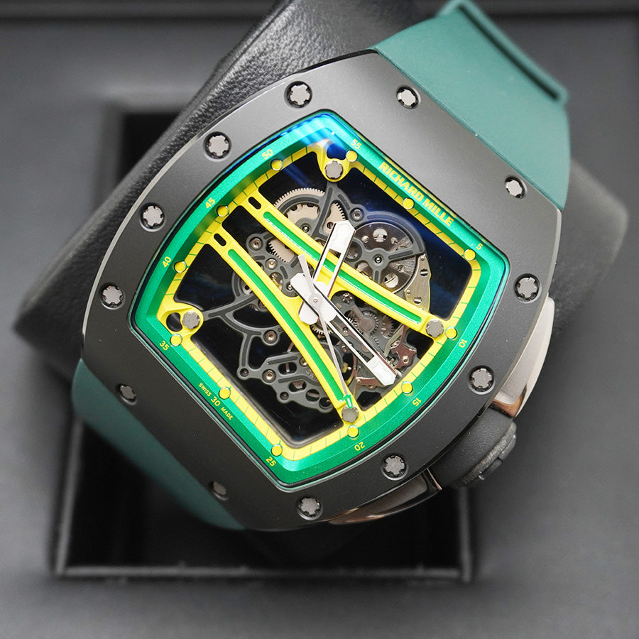 Richard Mille RM61-01 Limited Edition Yohan Blake Ceramic 50mm Openworked Dial Pre-Owned