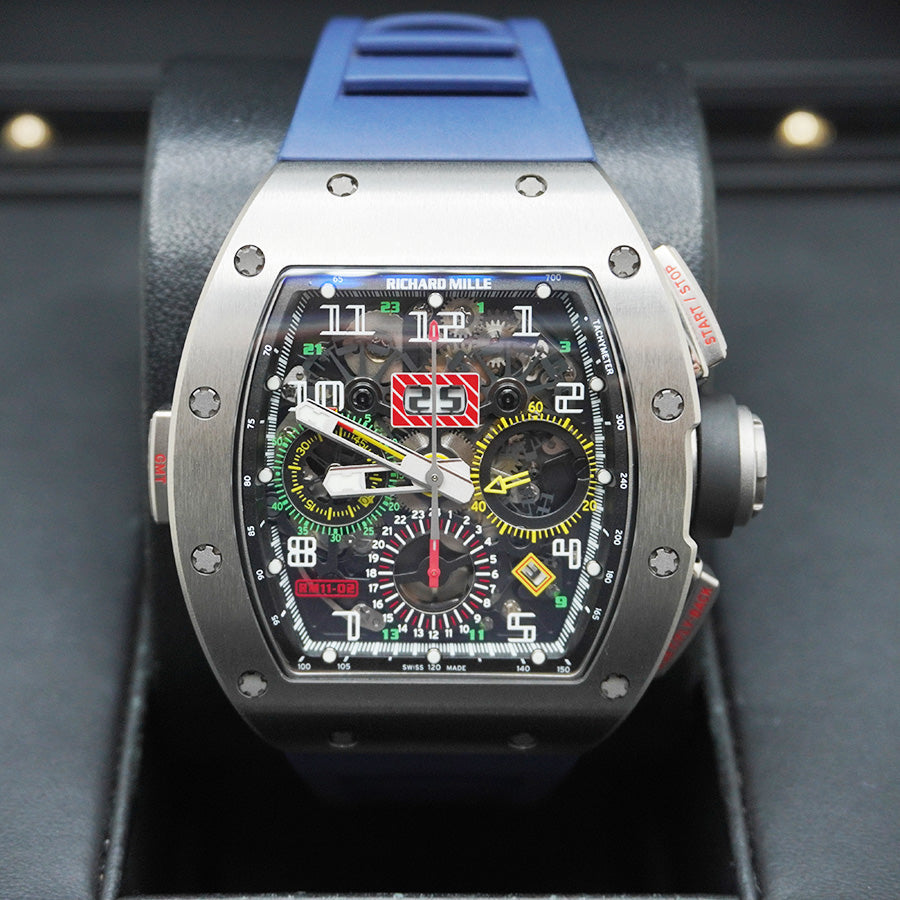 Richard Mille RM11-02 Chronograph GMT Titanium 50mm Openworked Dial Pre-Owned