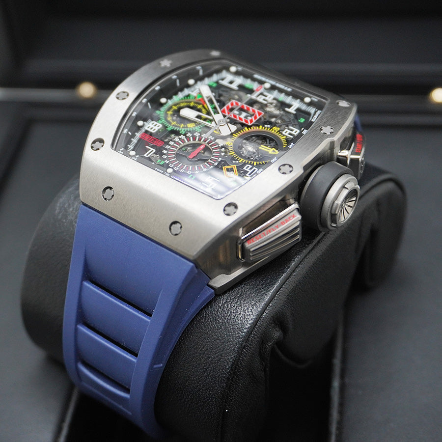 Richard Mille RM11-02 Chronograph GMT Titanium 50mm Openworked Dial Pre-Owned