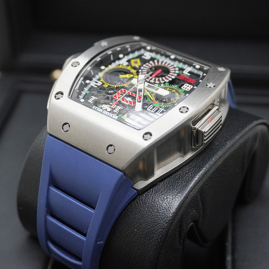 Richard Mille RM11-02 Chronograph GMT Titanium 50mm Openworked Dial Pre-Owned