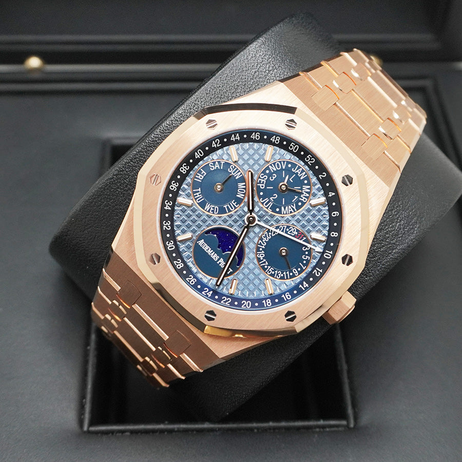 Audemars Piguet Royal Oak Perpetual Calendar 41mm 26574OR Blue Dial Pre-Owned