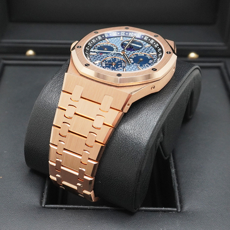 Audemars Piguet Royal Oak Perpetual Calendar 41mm 26574OR Blue Dial Pre-Owned