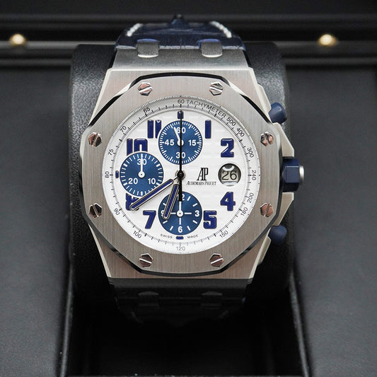 Audemars Piguet Royal Oak Offshore Chronograph 42mm 26020ST White Dial Pre-Owned