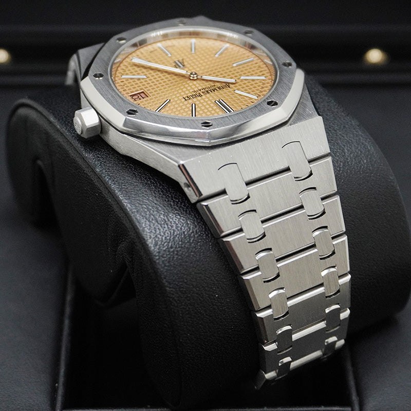 Audemars Piguet Limited Edition Royal Oak "Jumbo" Extra-Thin 39mm 15202BC Pink Dial Pre-Owned