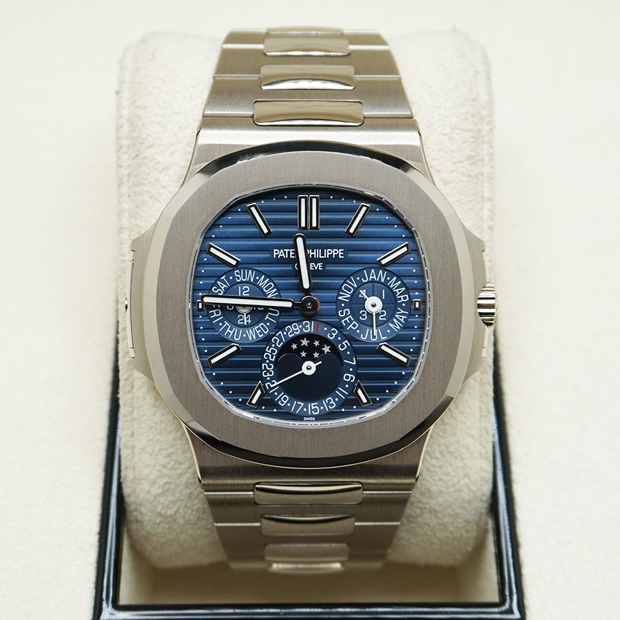 Patek Philippe Extra-Thin Nautilus Grand Complications Perpetual Calendar 40mm 5740/1G Blue Dial