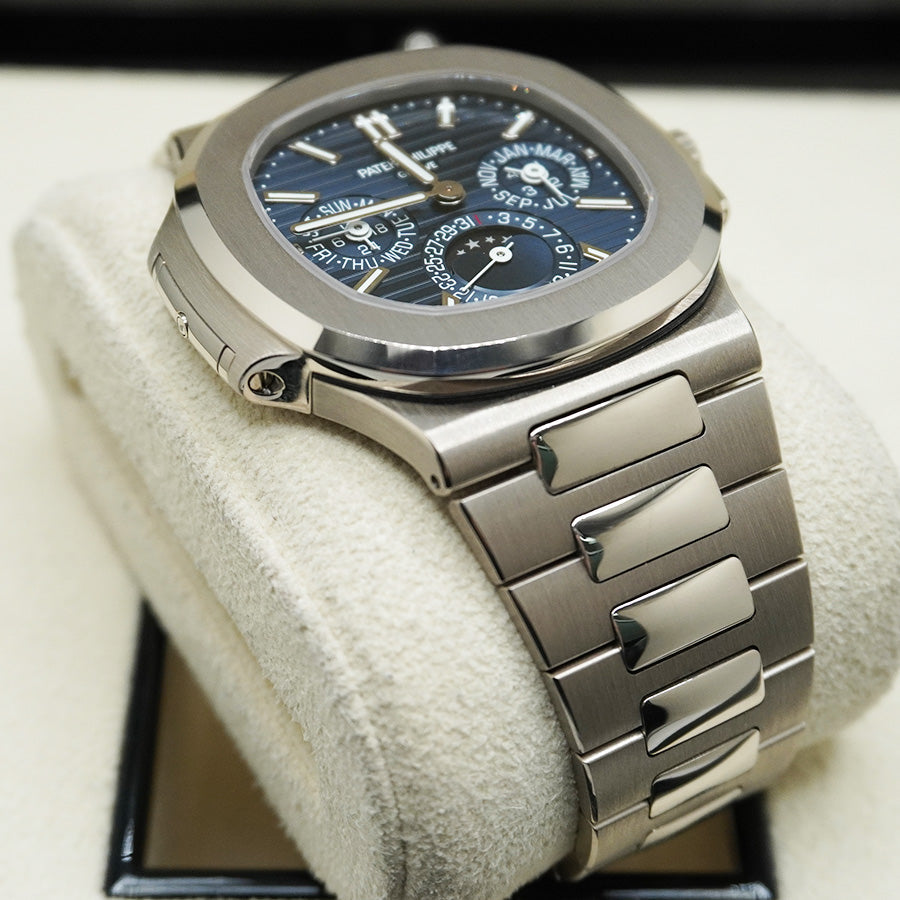 Patek Philippe Extra-Thin Nautilus Grand Complications Perpetual Calendar 40mm 5740/1G Blue Dial