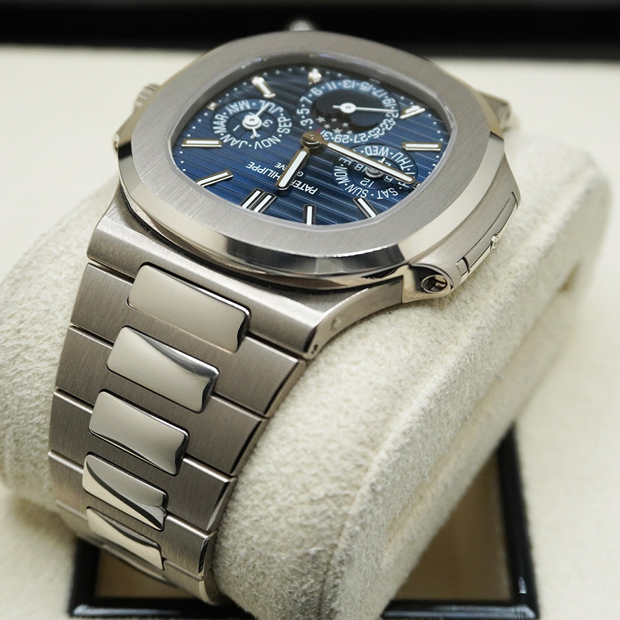 Patek Philippe Extra-Thin Nautilus Grand Complications Perpetual Calendar 40mm 5740/1G Blue Dial