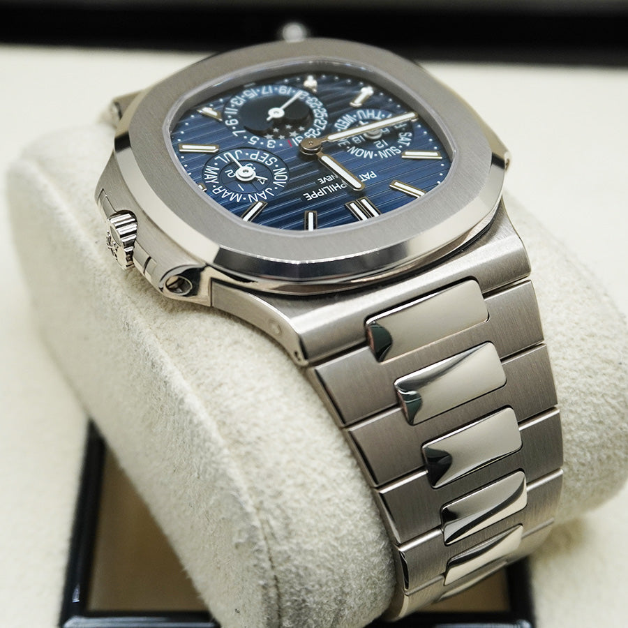 Patek Philippe Extra-Thin Nautilus Grand Complications Perpetual Calendar 40mm 5740/1G Blue Dial