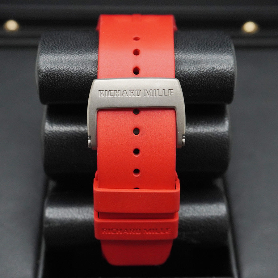 Richard Mille Chronograph RM11-03 Flyback Chronograph Red Quartz 50mm Openworked Dial