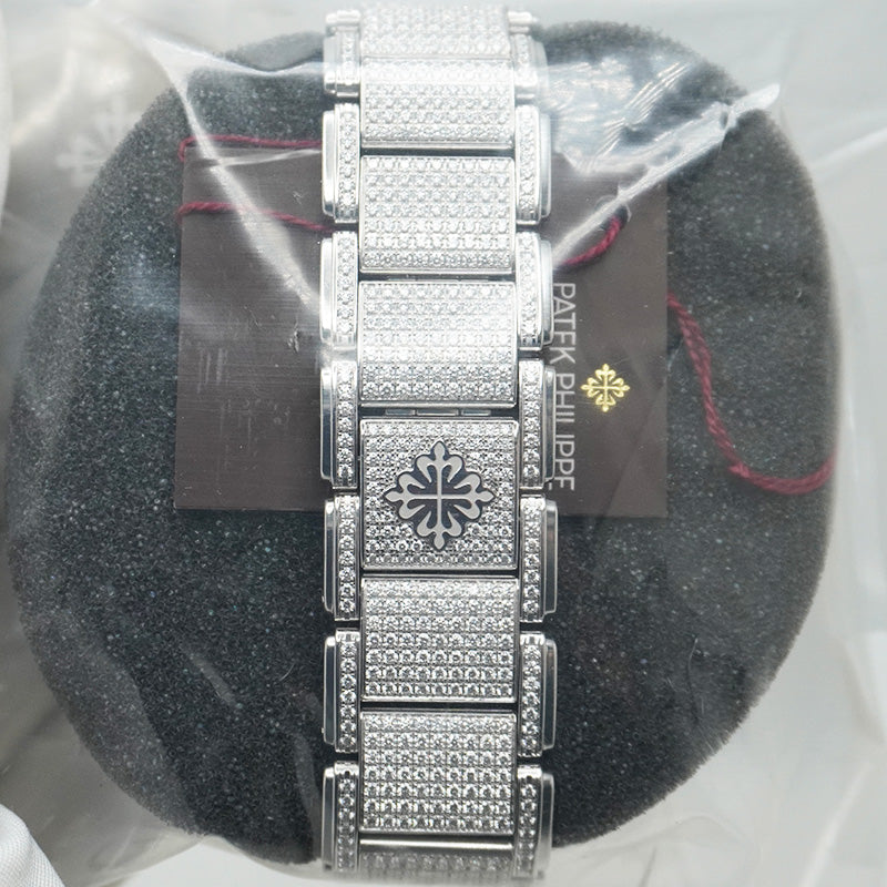 Patek Philippe Twenty-4 Automatic Diamond Pave Dial 4909/50G-001 Pre-Owned