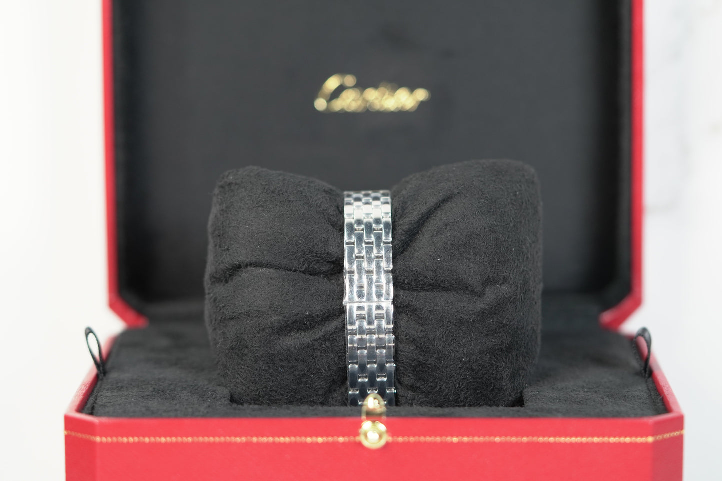 Cartier Panthère 23 mm x 30 mm Small Steel Silver Dial Bracelet WSPN0013