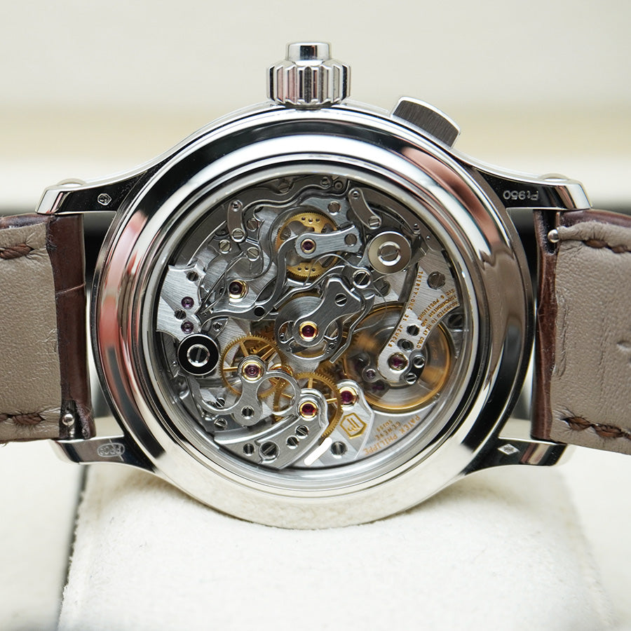 Patek Philippe Grand Complications Split-Seconds Monopusher Chronograph Perpetual Calendar 38mm 5372P Rose Gold Dial