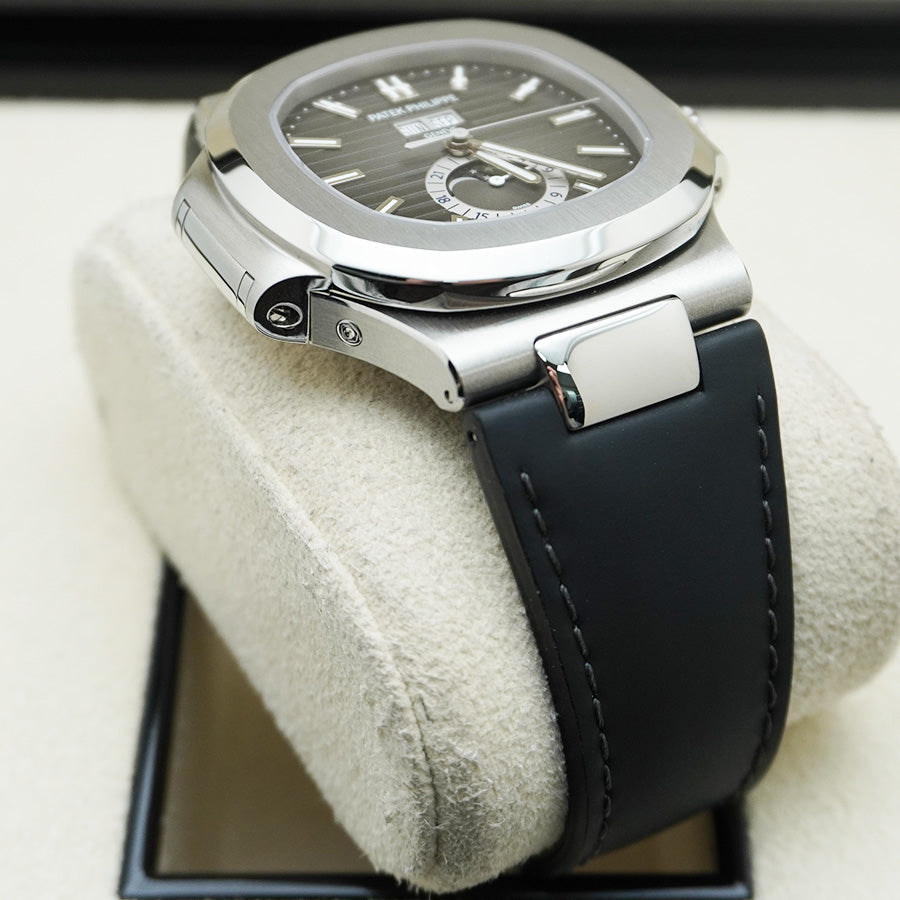Patek Philippe Nautilus Annual Calendar Moon Phase 40mm 5726A Black Dial Pre-Owned