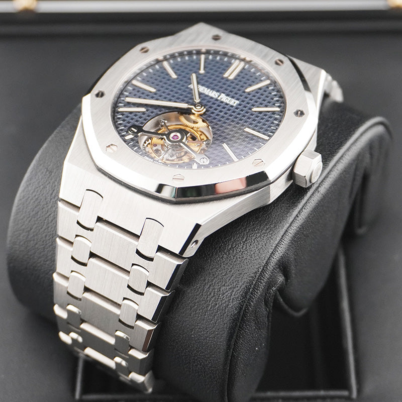 Audemars Piguet Royal Oak Extra-Thin Tourbillon 41mm 26510ST Blue Dial Pre-Owned