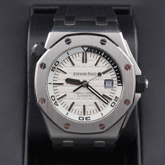 Audemars Piguet Royal Oak Offshore Diver 42mm 15710ST White / Black Dial Pre-Owned