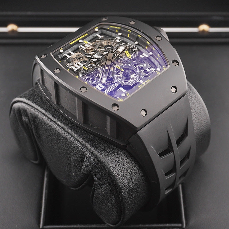 Richard Mille Chronograph RM11-FM Yellow Flash Limited 50 Pieces 50mm Openworked Dial Pre-Owned