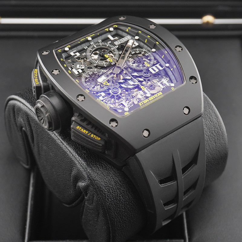 Richard Mille Chronograph RM11-FM Yellow Flash Limited 50 Pieces 50mm Openworked Dial Pre-Owned