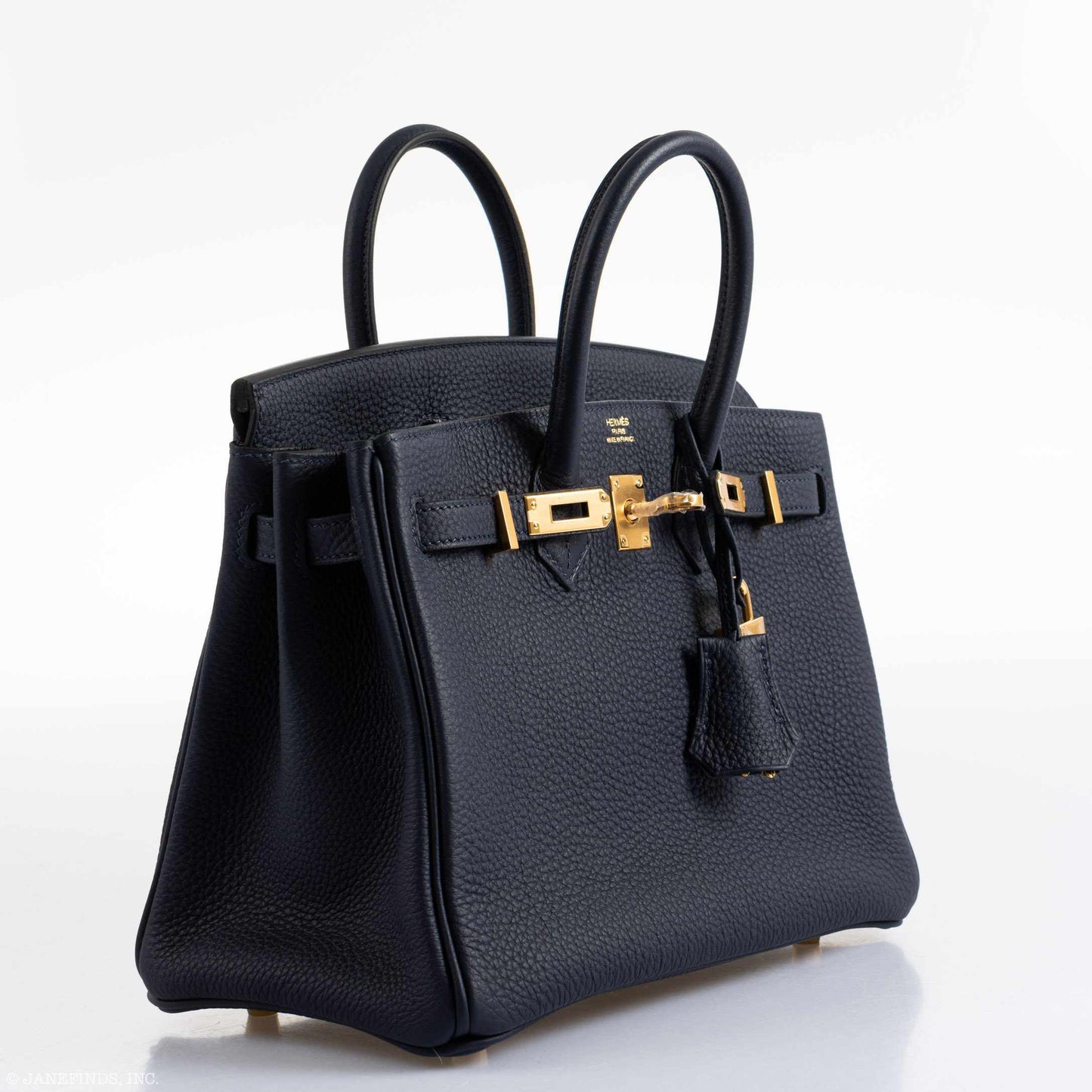 Hermès Birkin 25 Bleu Nuit Togo Gold Hardware - 2019, D