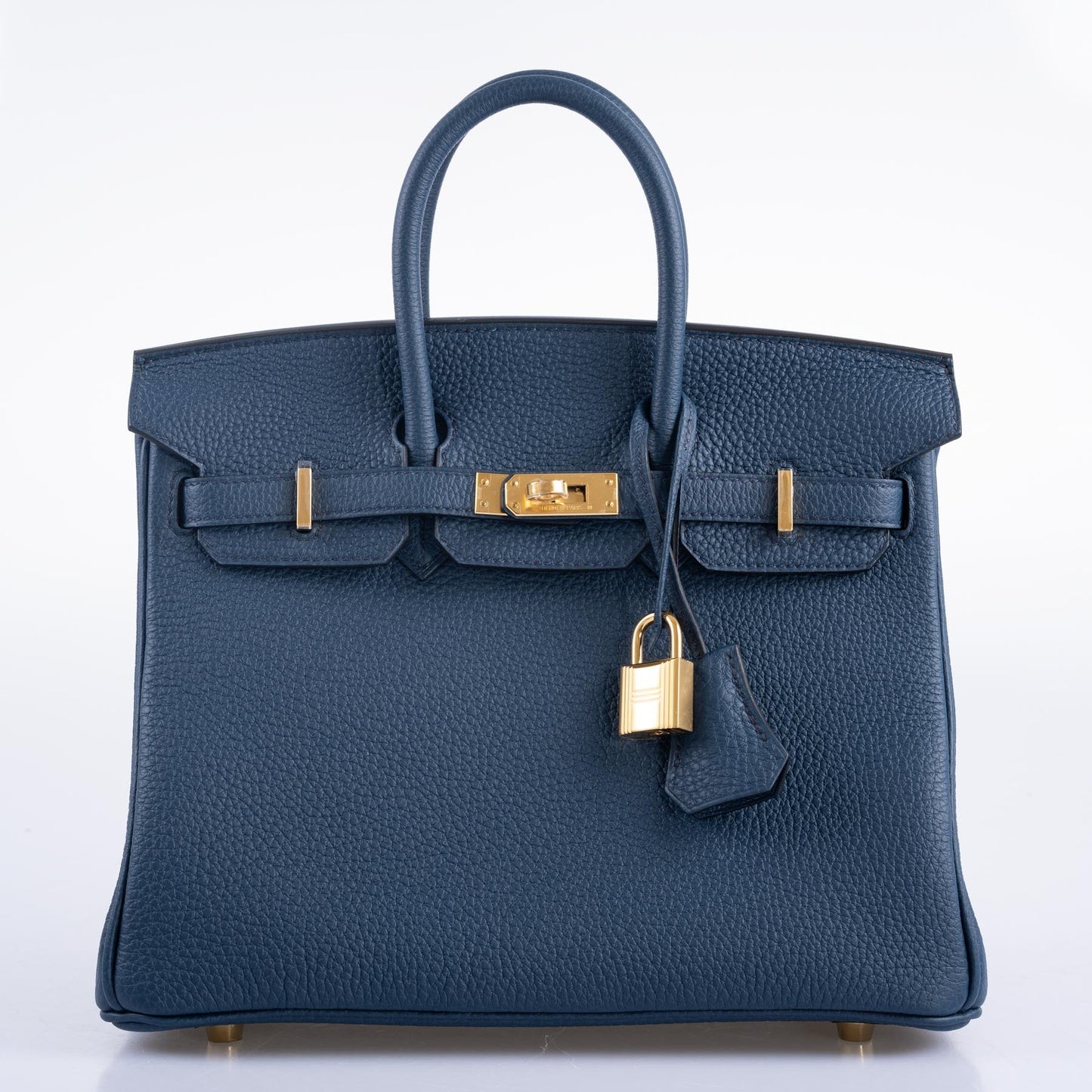 Hermès Birkin 25 Bleu de Prusse Togo Gold Hardware