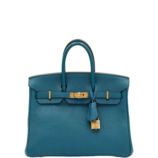 Hermès Birkin 25 Blue Cobalt Togo Gold Hardware