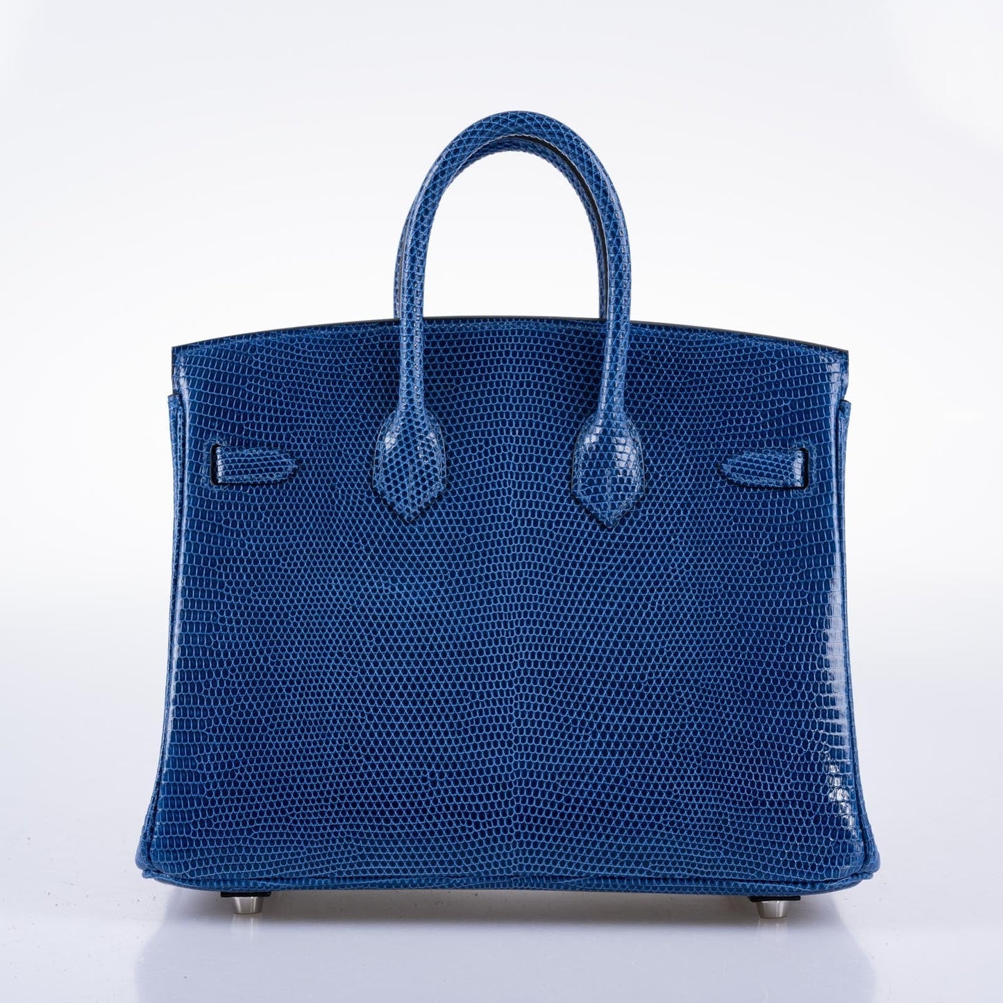 Hermès Birkin 25 Blue Sapphire Niloticus Lizard Palladium Hardware